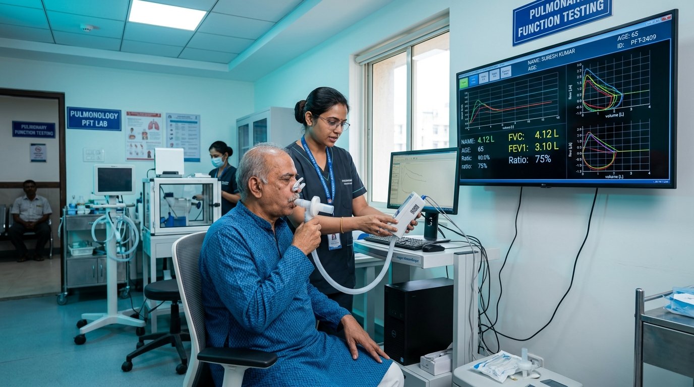 Spirometry PFT Diagnostic Testing
